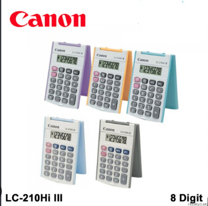 CANON CALCULATOR LC-210 Hi III POCKET CALCULATOR / Canon / LC-210 Hi III / Canon Calculator / Pocket Calculator