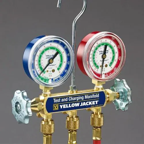 YELLOW HAT SINGLE MANIFOLD GAUGE YHSL001 GAS METER