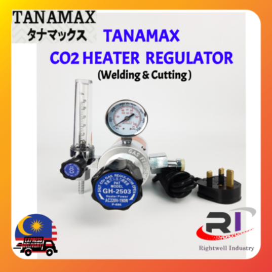 RIGHTWELL TANAMAX CO2 HEATER REGULATOR (WELDING & CUTTING)