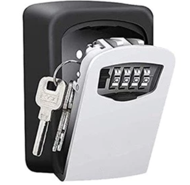 4 Digit Combination Wall Mount Key Storage Security Lock Box Homestay Guest Key Organizer