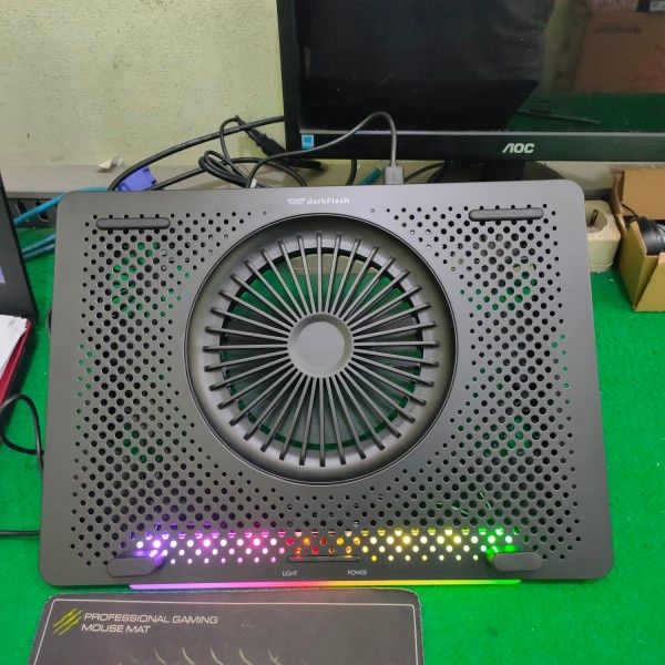 G200 PLUS RGB LAPTOP COOLER | SUPERB COOLING 1 x 160MM FAN