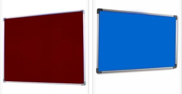 Velvet notice board 3' x 6'
