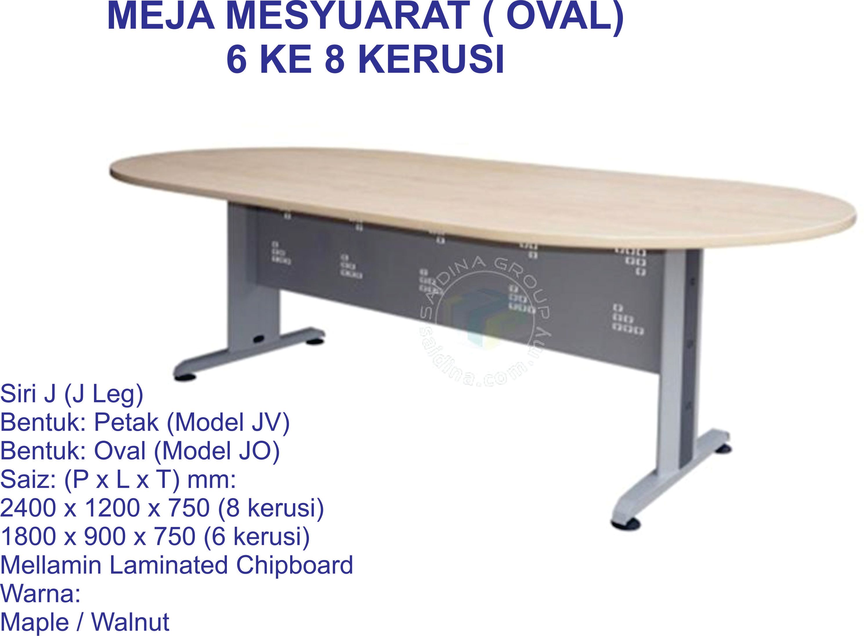 MEETING TABLE FOR 6-8 CHAIR
