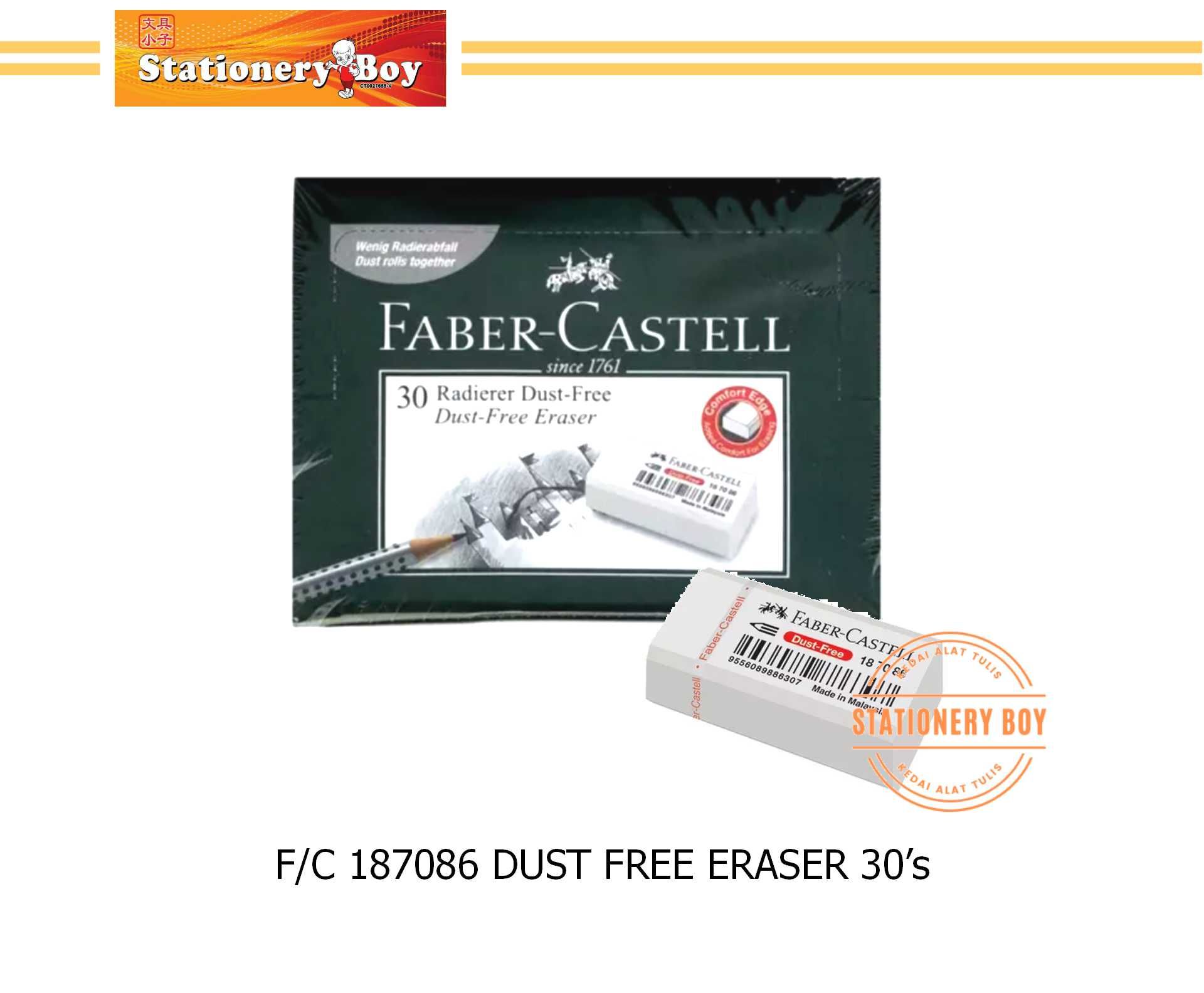 FABER-CASTELL 187086 Dust Free Eraser / Pemadam Bebas Debu