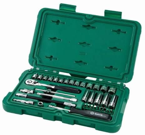Sata 36PC 1/4” DR. SOCKET SET (METRIC)