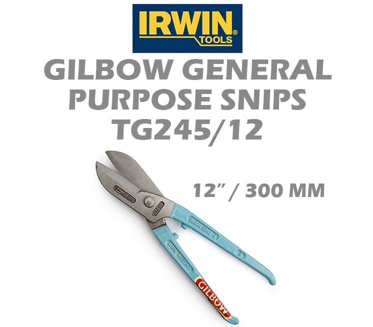 IRWIN GILBOW GENERAL PURPOSE SNIPS TG245 12"