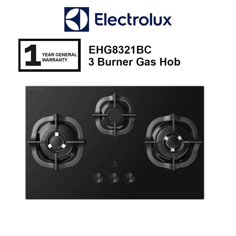 Electrolux *Electrolux UltimateTaste 300 3-Burner Gas Hob EHG8321BC