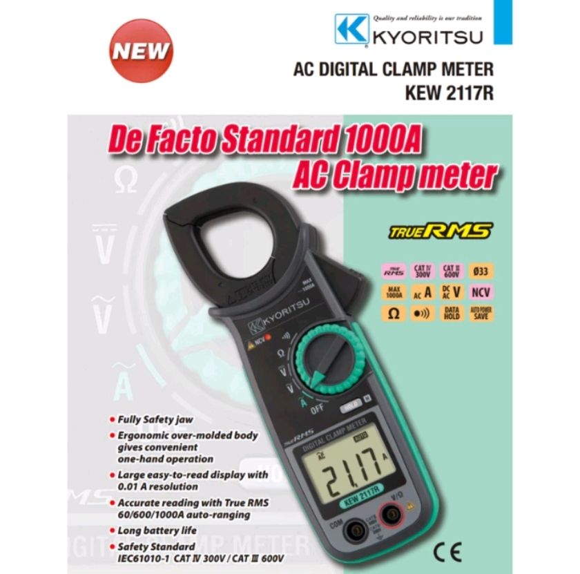 Kyoritsu KEW 2117R Clamp Meter