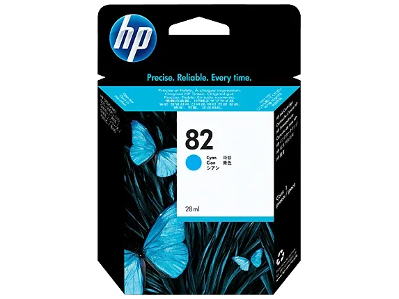 Genuine Malaysia HP Warranty - HP 82 Cyan Ink Cartridge