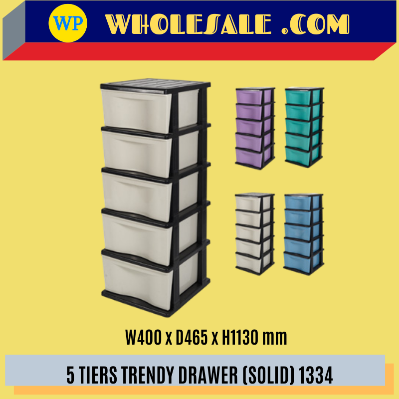 FELTON / DRAWER / 5 TIERS / TRENDY DRAWER / 1334 / SOLID /