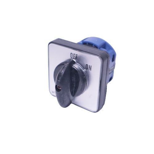 WILCO 1 POLE ( ON-OFF ) CHANGE OVER SWITCH SILVER PLATE BLACK KNOB
