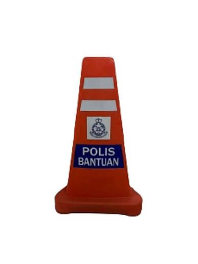 Cone Berserta Logo Polis Bantuan