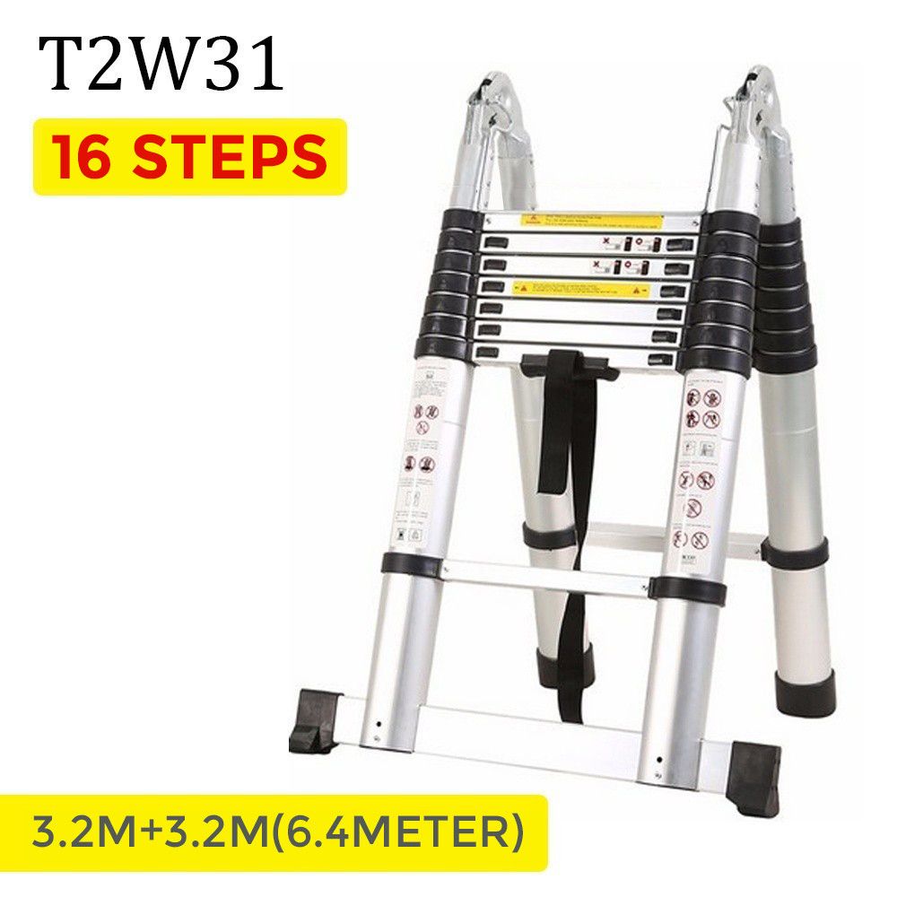 Ladder Double Sided Telescopic Ententable Ladder