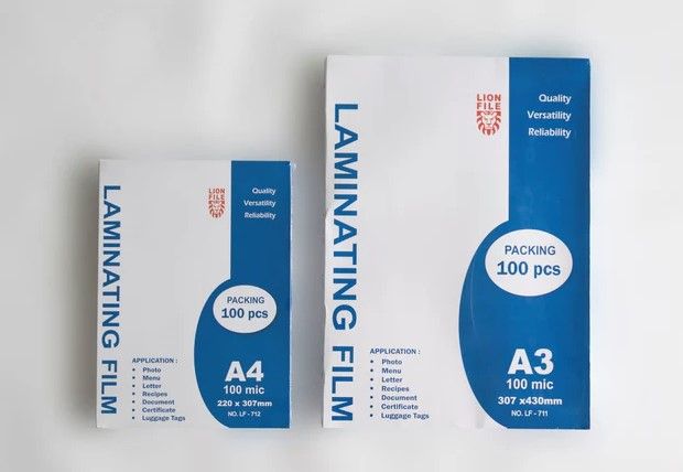 LIONFILE - LAMINATING FILM 100?M A3 - 100PCS/PACKET
