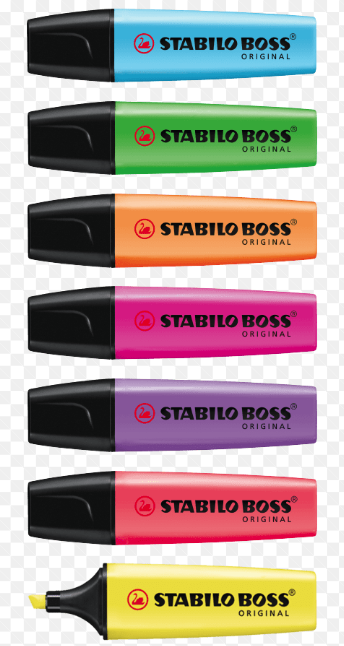 STABILO 6 in 1Pack Highlighter BOSS Original