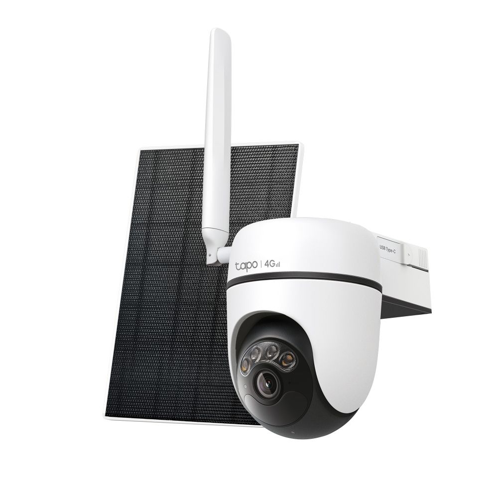 Tp Link Solar-Powered Pan/Tilt 4G LTE Security Camera Kit Tapo C615G KIT