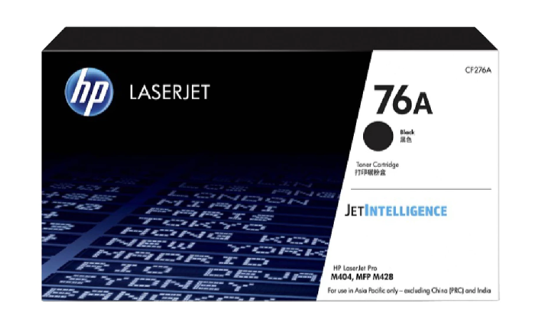 HP 76A Black Original LaserJet Toner Cartridge (CF276A)