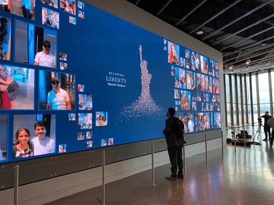 INDOOR TRANSPARENT LED DISPLAY SCREEN WITH COMPLETE SYSTEM PROCESSING UNIT