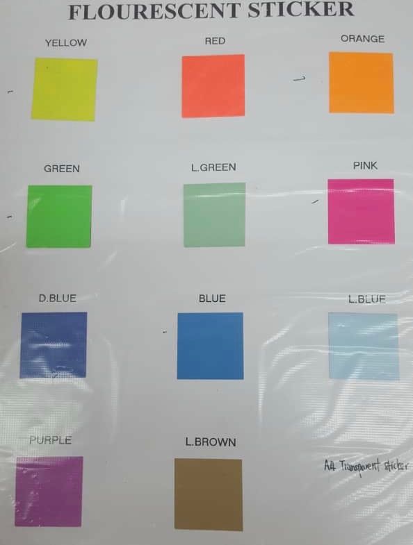 Sticker Colour A4 Light Brown 100 sheets