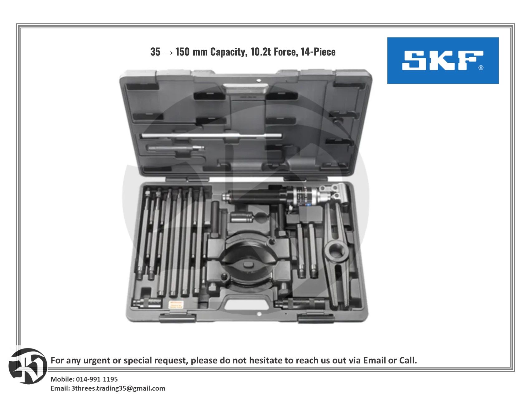 SKF-Hand Bearing Puller, 35 → 150 mm, 110mm