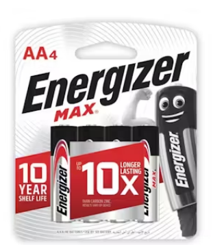 Battery Energizer AA (1pck/4 Pcs)