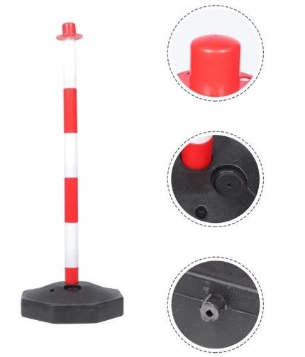 SAFETY POLE WITH STAND