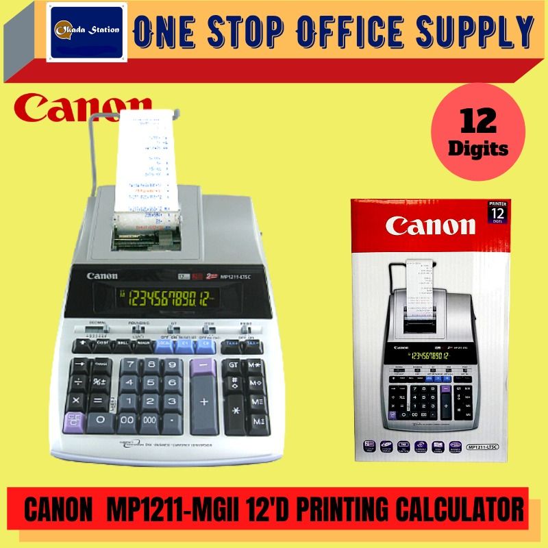 Canon Printing Desktop Calculator MP1211-LTSC / MP120 / CANON CALCULATOR /Printing Desktop /Calculator /Canon Calculator