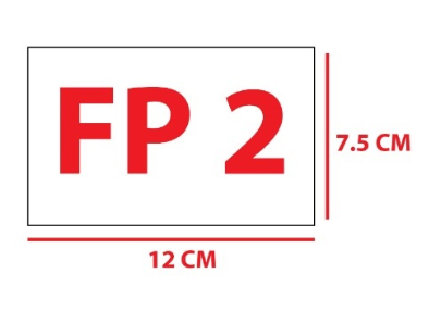 Customize Sticker 12cm x 7.5cm FP2