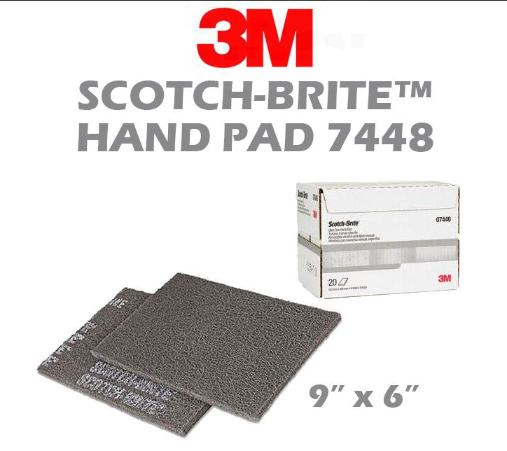 3M SCOTCH BRITE HAND PAD 7448 (20PCS)