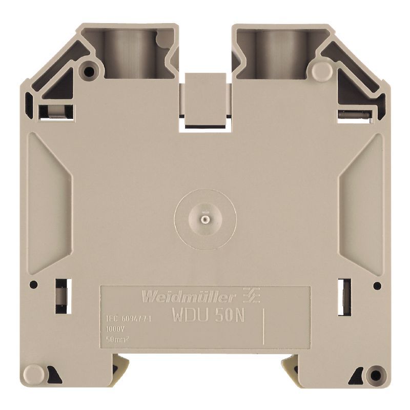 WEIDMULLER WDU 50N IR FEED-THROUGH TERMINAL DARK BEIGE 1000V 150A 50MM2 (1186630000)