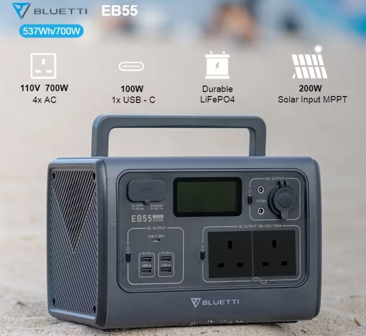 BLUETTI EB55 Protable Power Station