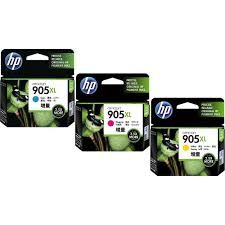 HP 905XL COLOR INK CARTRIDGES - T6M05AA(CYAN)T6M09AA(MAGENTA)T6M13AA(YELLOW)