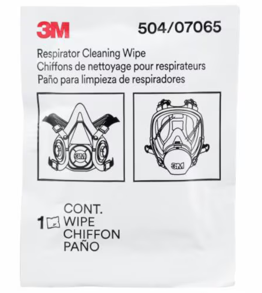 3M 504 RESPIRATOR CLEANING WIPE - 100's/box