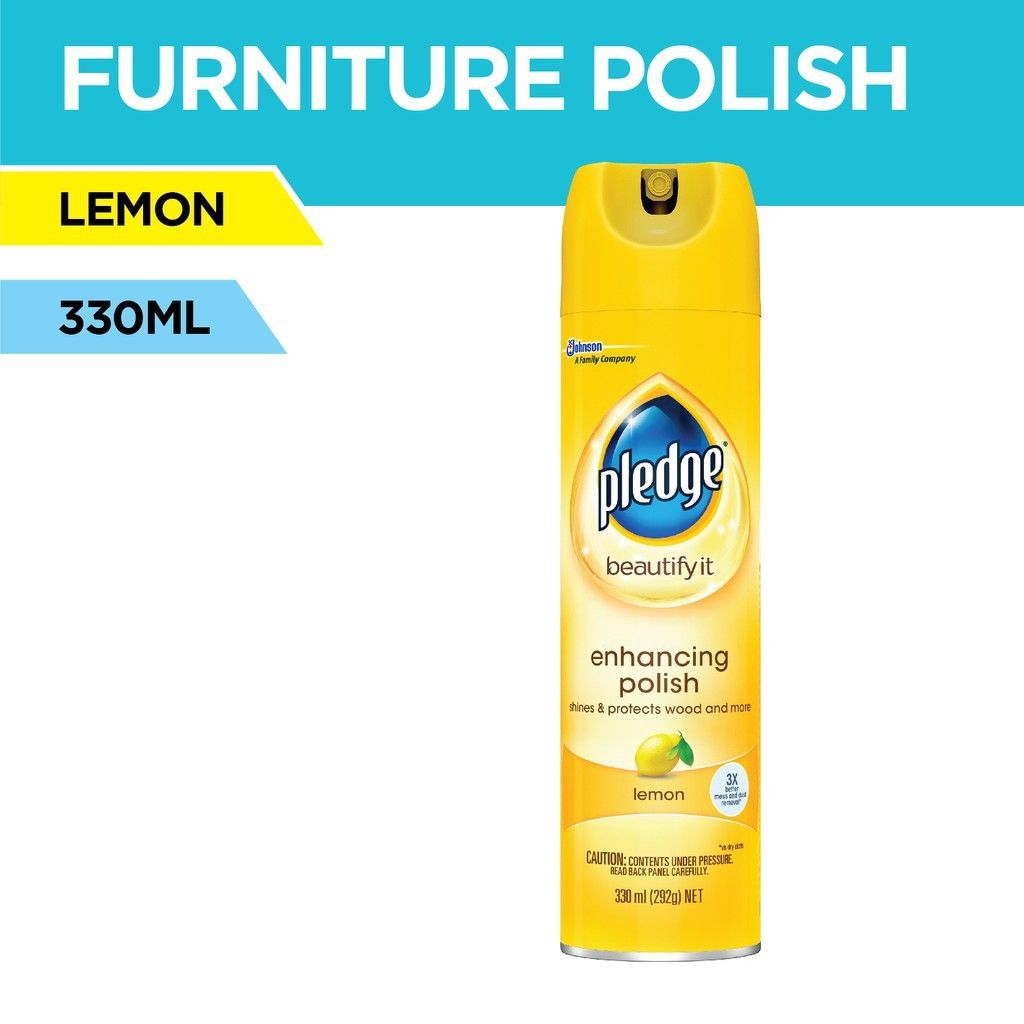PLEDGE Furniture Polish Spray Lemon (330ml)