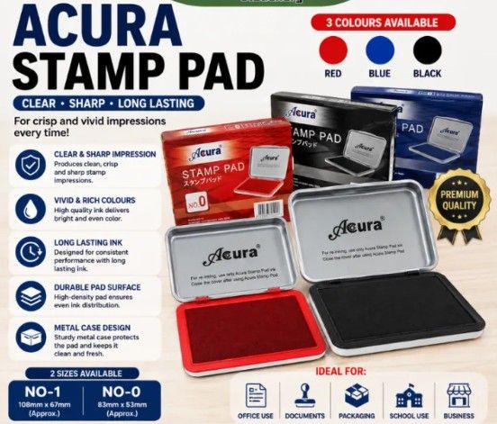 STAMP PAD #1 size : 11.5 cm x 7.5 cm