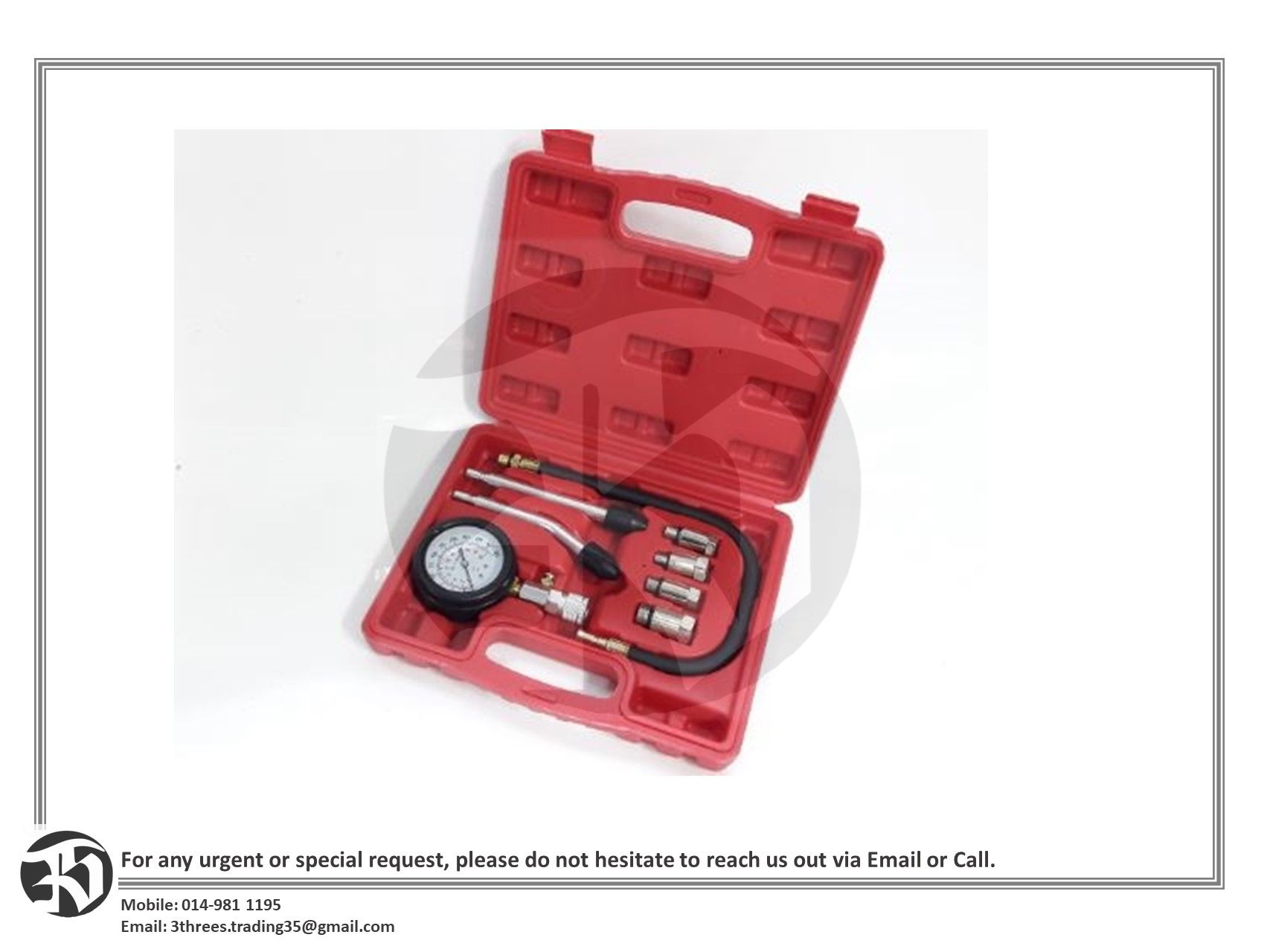 Gauge Meter Test Pressure 8 pieces