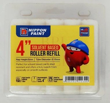 NIPPON 4" SOLVENT-BASED ROLLER REFILL