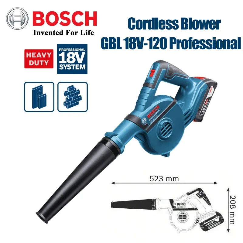 BOSCH GBL18V-120 18V Cordless Blower (with Battery&Charger)
