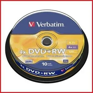 VERBATIM 43488 DVD+RW 4X (CAKE BOX) (MEDIA) /Verbatim /Verbatim 43488 /DVD /Media