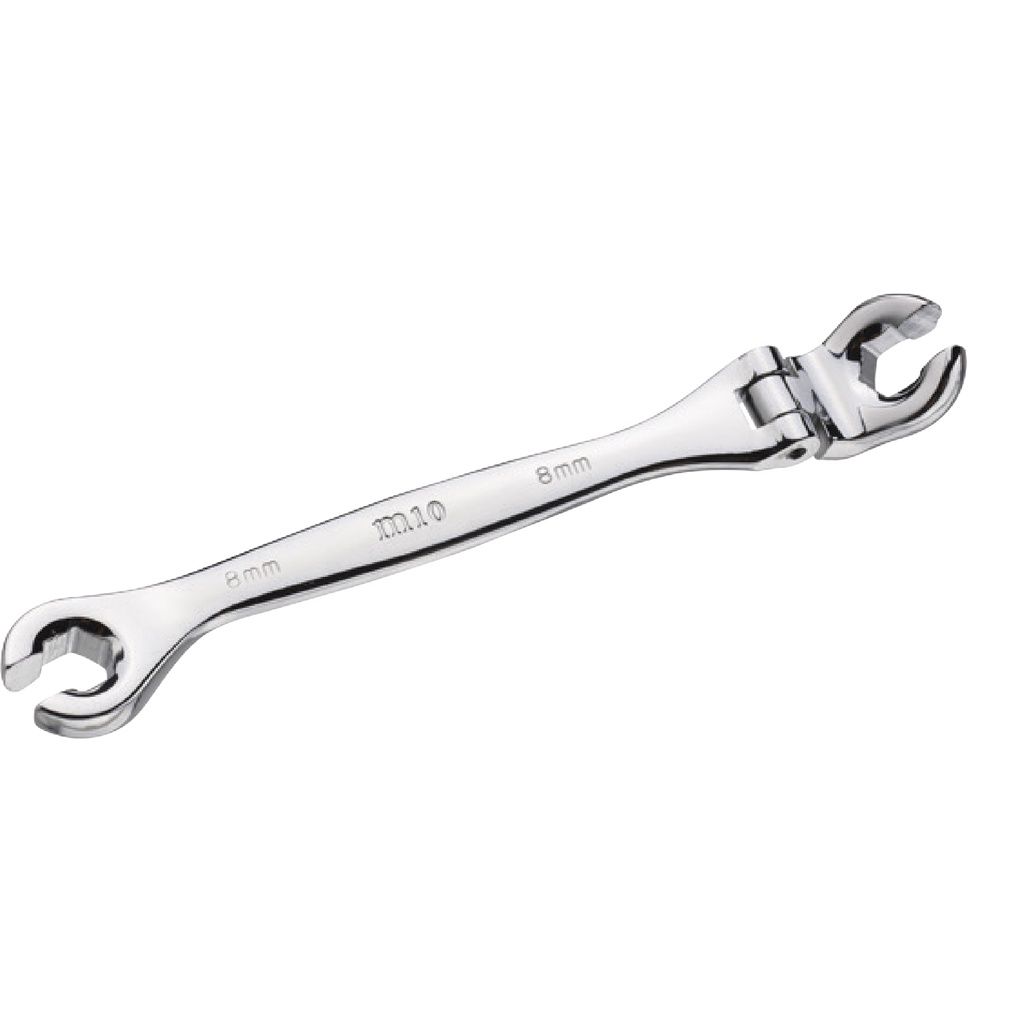 M10 SINGLE END FLEXIBLE FLARE NUT WRENCH (6PT) - MM - 8 / 10 /11 / 12 / 13 / 14 / 17 / 19MM