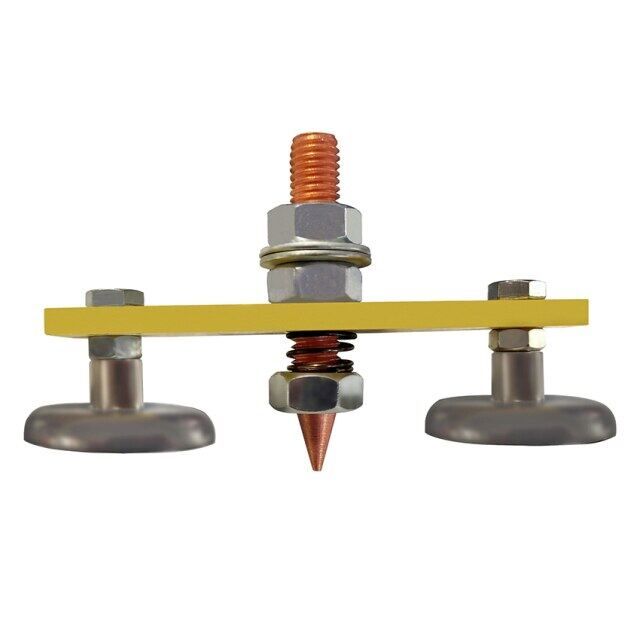 Welding Machine Ground Connector Magnetic - Double Head