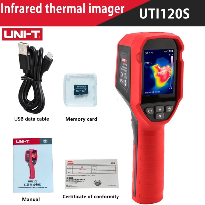 UNI-T UTi120S Infrared Thermal Imager Handheld Temperature Thermal Camera PCB Circuit Industrial Testing Floor Heating Tube Test