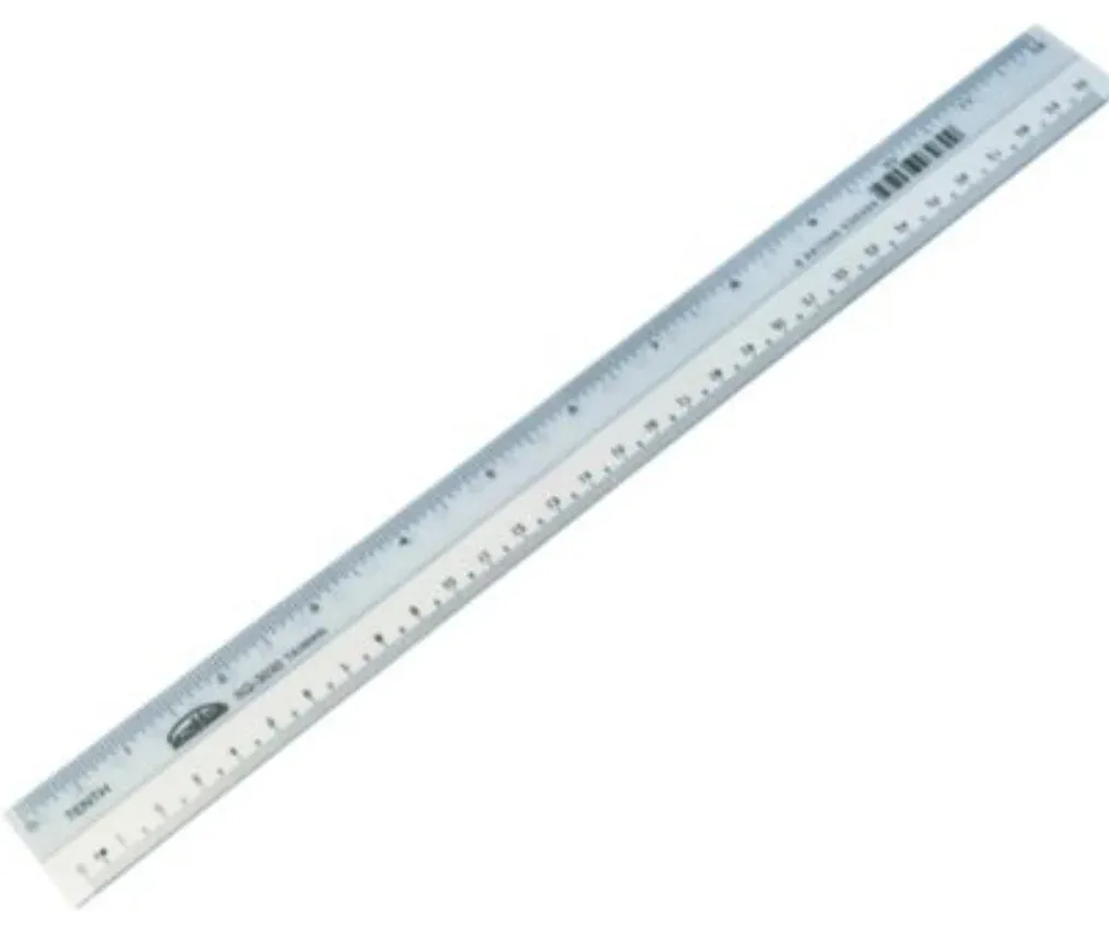 Ocha plastic ruler 12 ich - 36 pcs / box