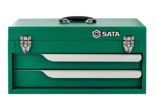 Sata THREE DRAWERS METAL TOOL BOX GREEN