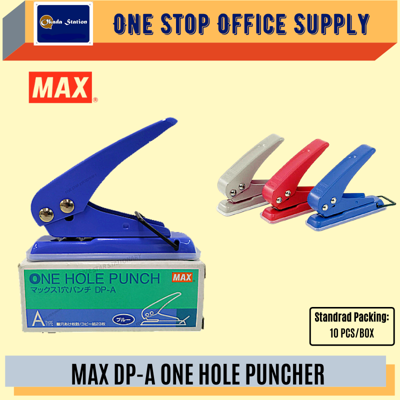 Max 1 Hole Puncher DP-A / Max / Puncher / 1 Hole Puncher / Max Puncher / DP-A / Max 1 Hole Puncher