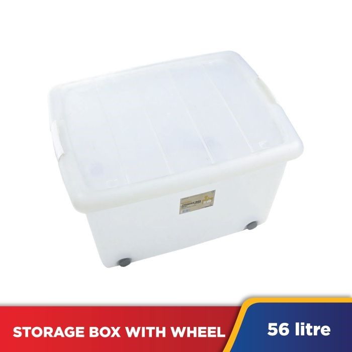 *FELTON Iconic Storage Box With Wheels (56L)