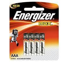 Battery Energizer AAA (1pck/4 Pcs)