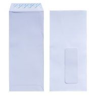 WHITE ENVELOPES WITH WINDOW