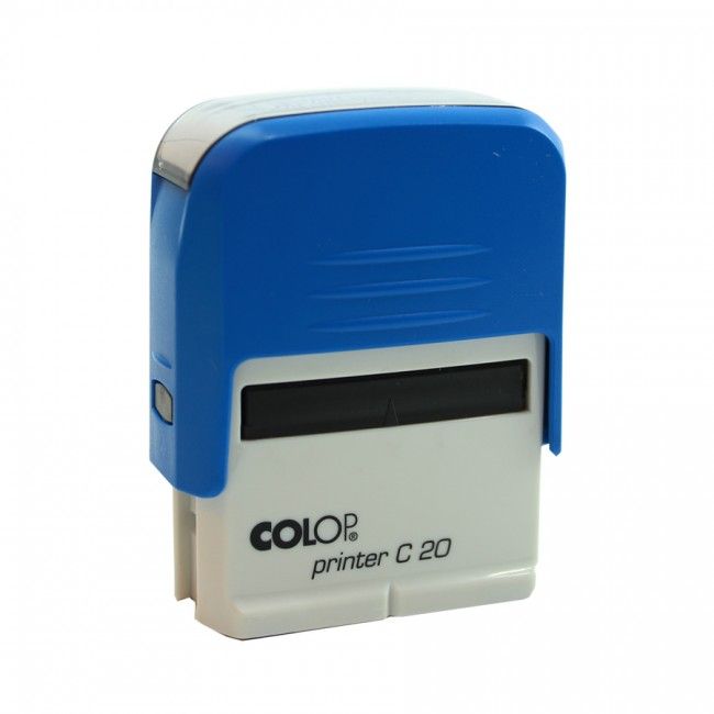 COLOP Self-Inking Text Stamp C20 38mm x 14mm Blue