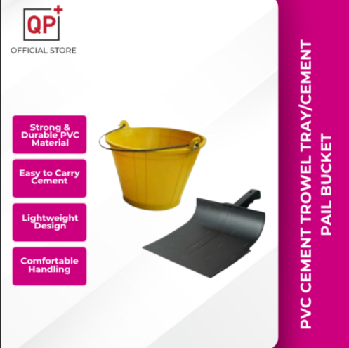 PVC CEMENT TRAY CEMENT TROWEL DULANG SIMEN TRAY PVC CEMENT PAIL BUCKET l  TIMBA SEMEN | 水泥盘 / 桶-CEMENT TROWEL